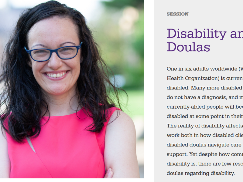 Disability and doulas
